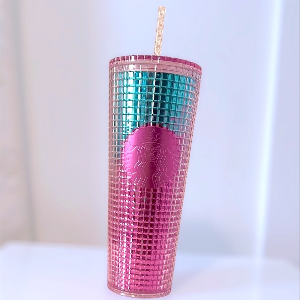 NWT Summer Starbucks pixel ombré tumbler 1 left!!!